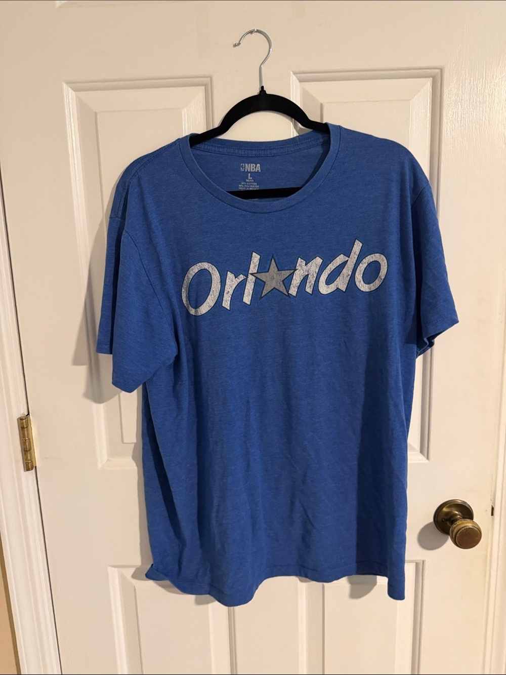 NBA Orlando Magic Blue Tee with Silver Script